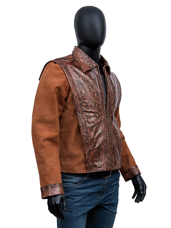 Paul Hogan Crocodile Dundee Leather Jacket Texas Jackets
