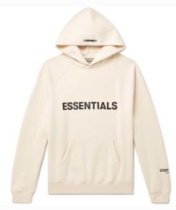 Fear Of God Essentials Pullover White Hoodie