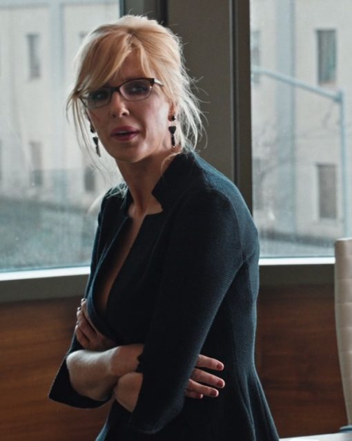 Yellowstone Beth Dutton Black Inverted Notch Neck Blazer