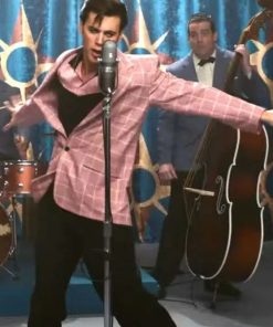 Elvis Presley Elvis Austin Butler Checked Blazer