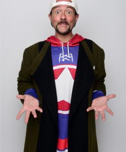 Kevin Smith Clerks III Silent Bob Green Trench Coat