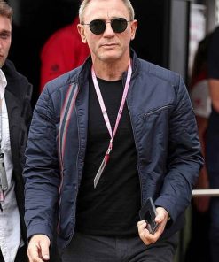 James Bond No Time To Die Daniel Craig Blue Cotton Jacket