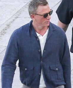 James Bond No Time To Die Navy Blue Jacket