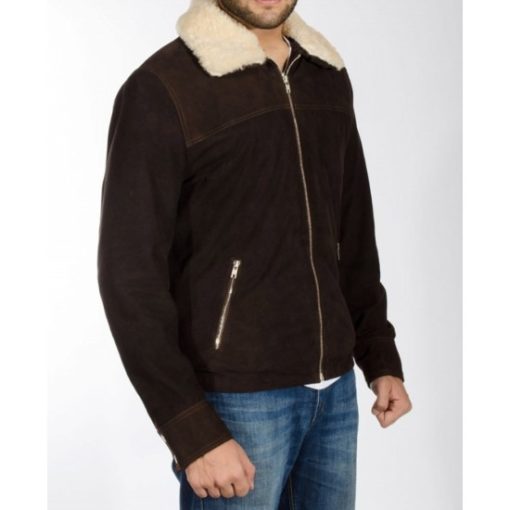 Walking Dead Rick Grimes Suede Leather Jacket