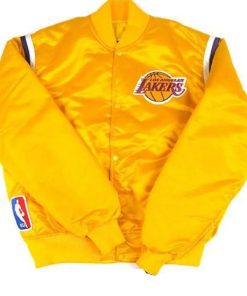 80s Lakers Los Angeles Bomber Blue Jacket
