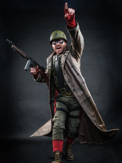The Boys Soldier Boy Trench Brown Coat