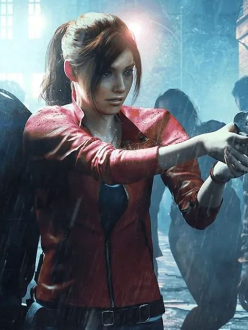 Claire Redfield Resident Evil Death Island Leather Jacket