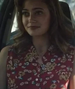 Ella Purnell Yellowjackets Floral Shirt