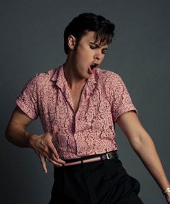 Elvis Austin Butler Pink Floral Shirt