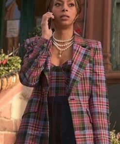 Amber Stevens Run The World 2023 West Plaid Blazer