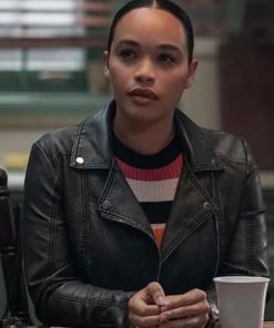 Cleopatra Coleman Cobweb 2023 Leather Biker Jacket
