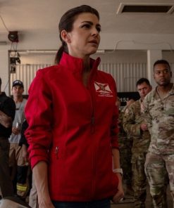First Lady of Florida Casey DeSantis Red Jacket