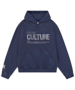 For The Culture Crystal Navy Blue Hoodie