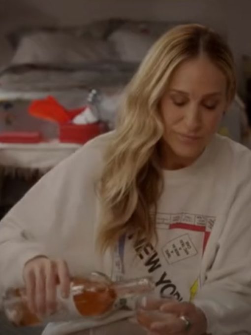 Sarah Jessica Parker And Just Like That S02 Carrie Bradshaw New York Monopoly Sweatshirt