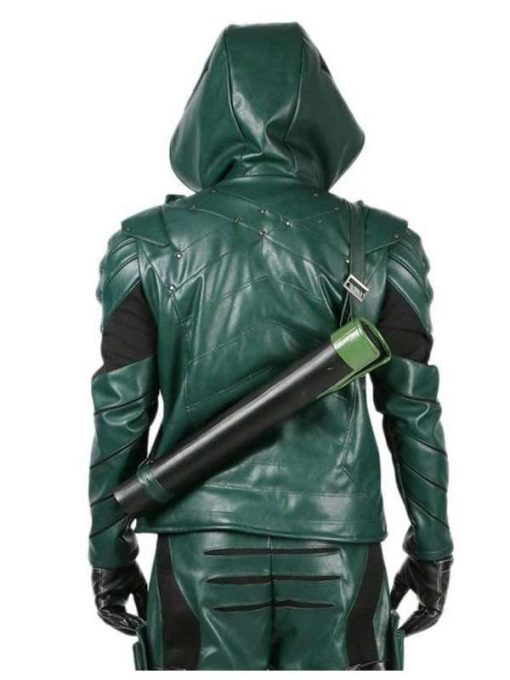 Stephen Amell Oliver Queen Green Arrow Jacket