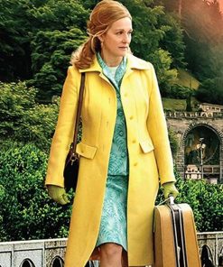 The Miracle Club Laura Linney Chrissie Yellow Trench Coat