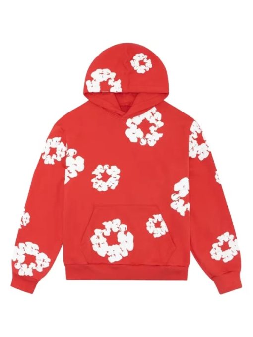Denim Tears Red Hoodie