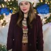 Never Been Chris’d Janel Parrish Purple Coat