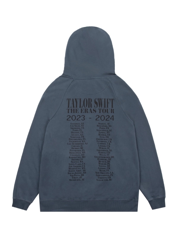 Taylor Swift The Eras II Tour Blue Hoodie - Texas Jackets Taylor Swift The Eras II Tour Blue Hoodie - Texas Jackets