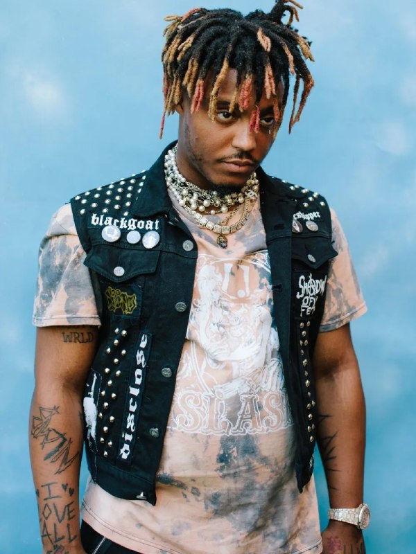 Black denim vest punk hotsell