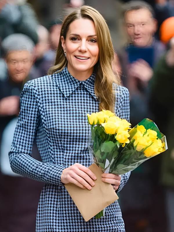 The Princess Of Wales Middleton Houndstooth Dress The Princess Of Wales Middleton Houndstooth Dress